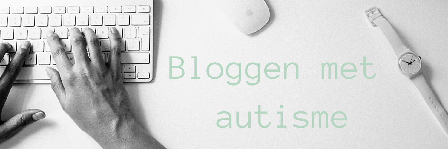 Header bij blog over het beginnen van een blog als je autistisch bent